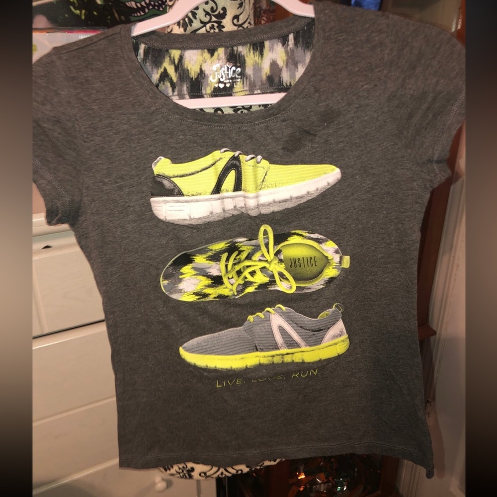 Justice shirt size 12